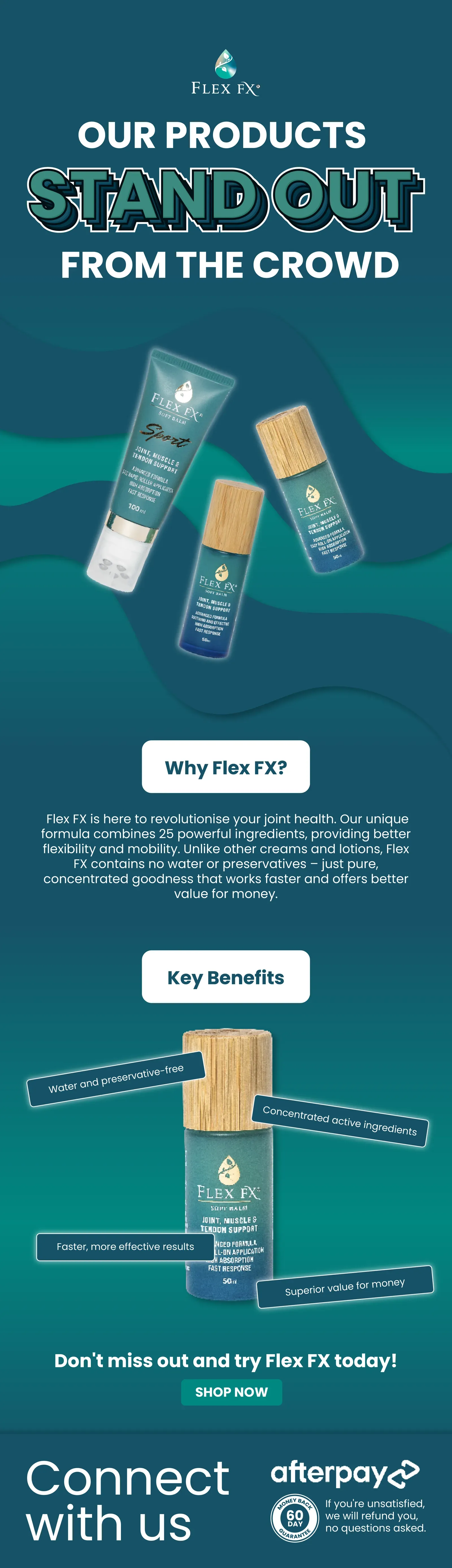 Flex FX – health and wellness email campaign