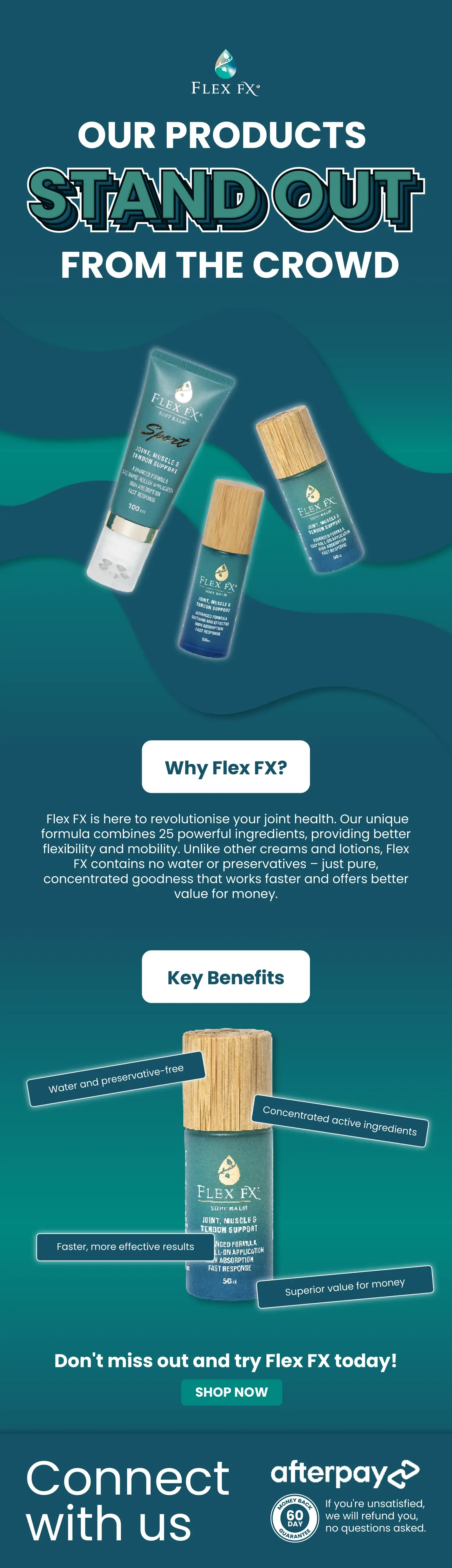 Flex FX – health and wellness email campaign