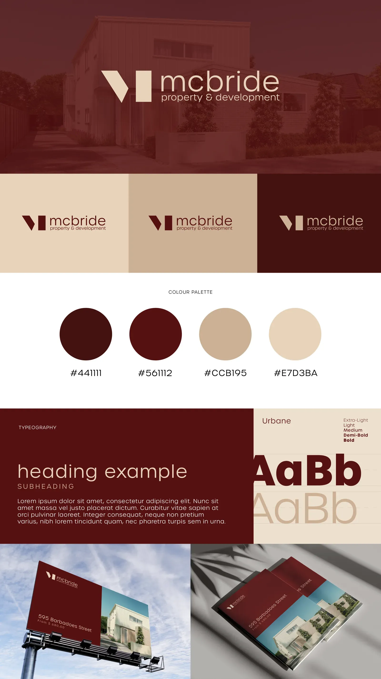 McBride Property Group – branding style guide