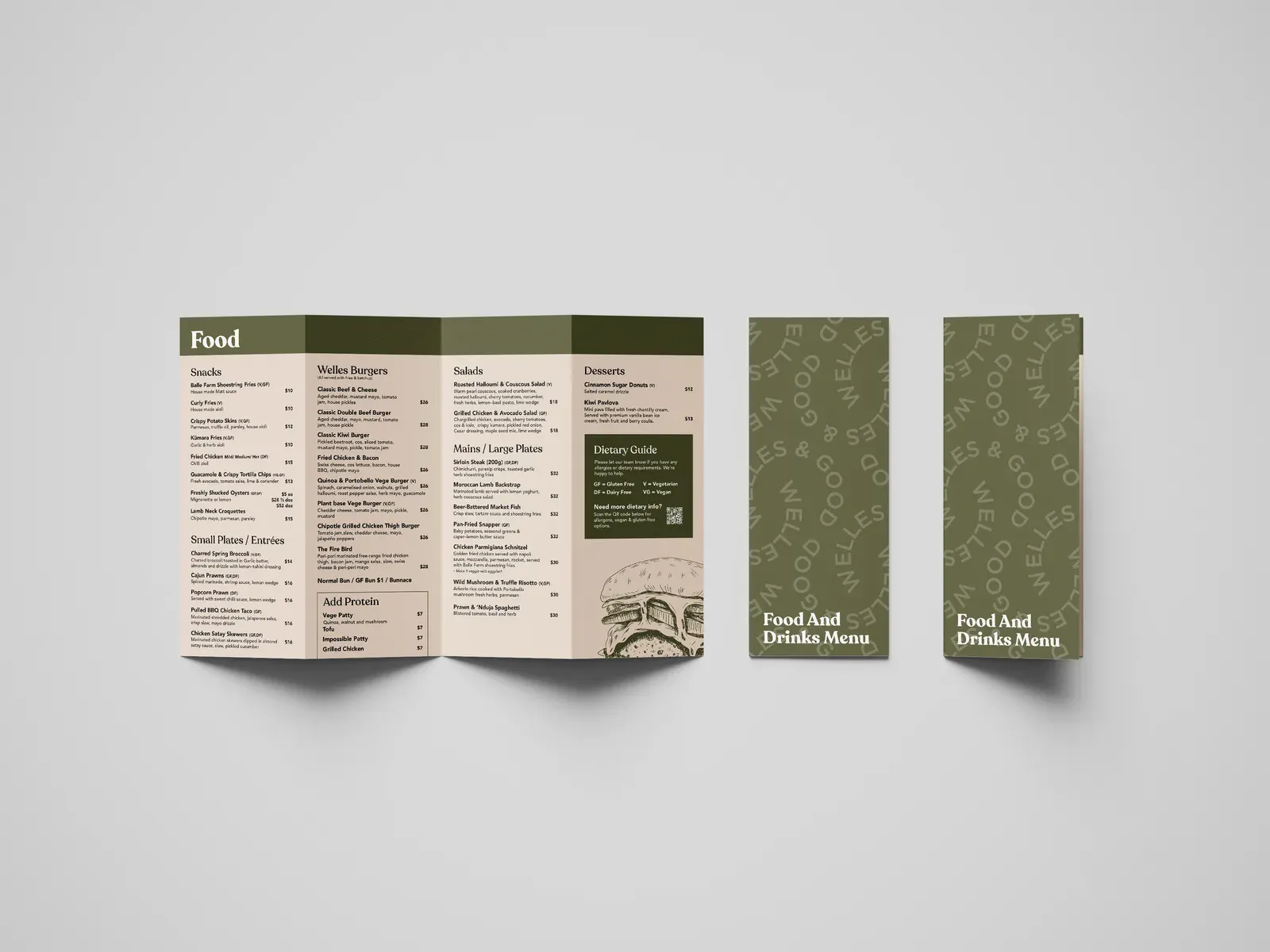 Welles & Good – print design and collateral